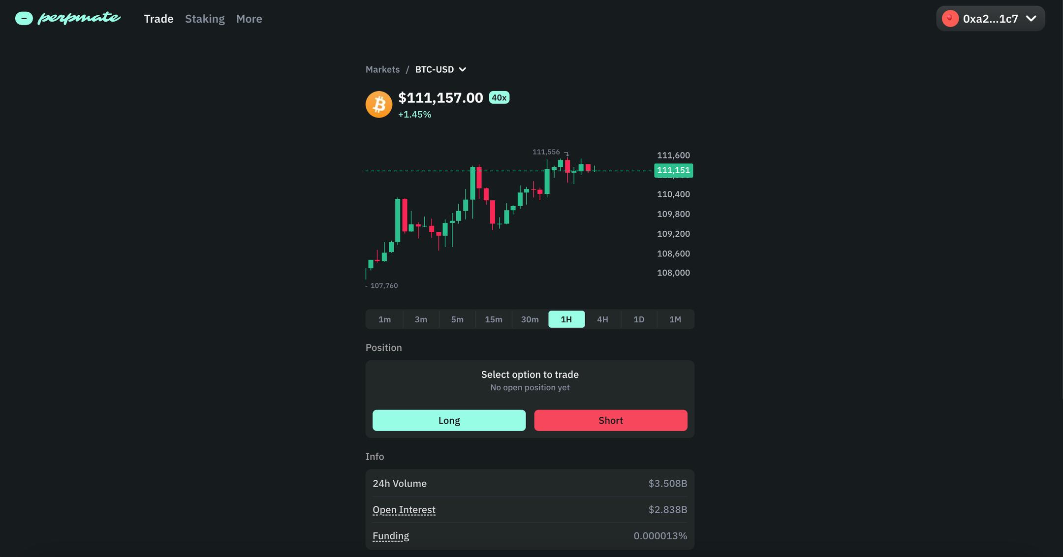 btc perp detail