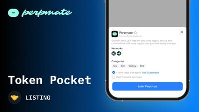 Perpmate Listed on TokenPocket Wallet