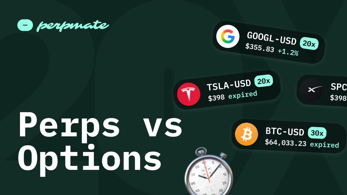Perps vs options crypto derivatives comparison