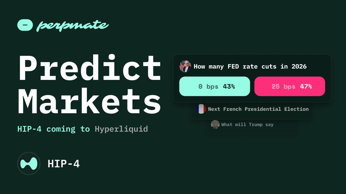 Prediction markets on Hyperliquid HIP-4 outcome contracts trading interface
