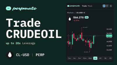Trade Crude Oil Perpetuals 24/7 with Up to 20x Leverage. No KYC Energy Trading