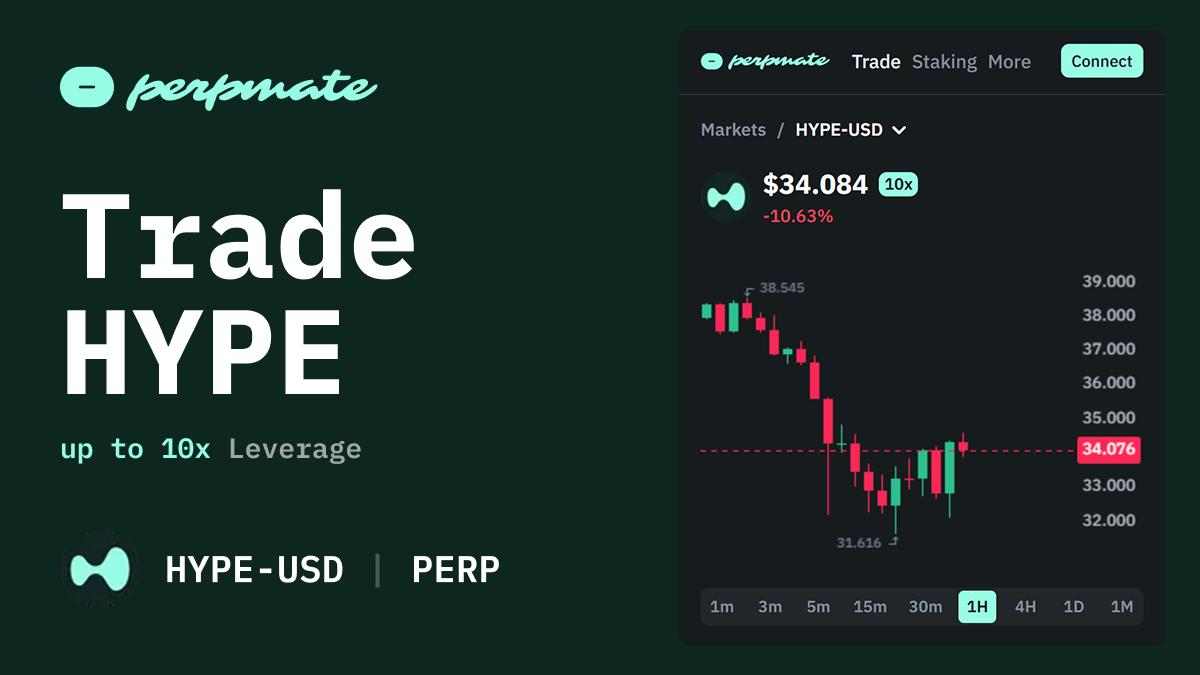 Hype perpetual futures trading interface