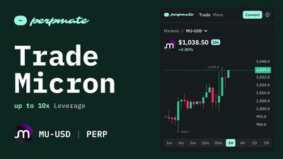 Micron (MU) Perpetuals: Trade MU Stock 24/7 with Up to 10x Leverage, No KYC