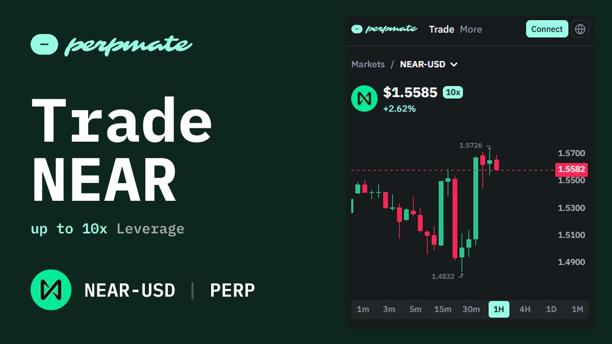 NEAR Protocol perpetual futures leveraged position