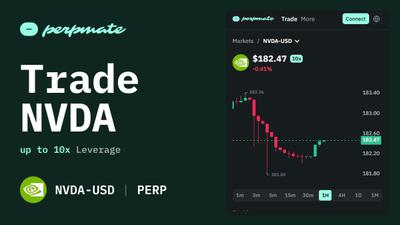 Trade NVIDIA (NVDA) Perpetuals 24/7 with Up to 20x Leverage | No KYC
