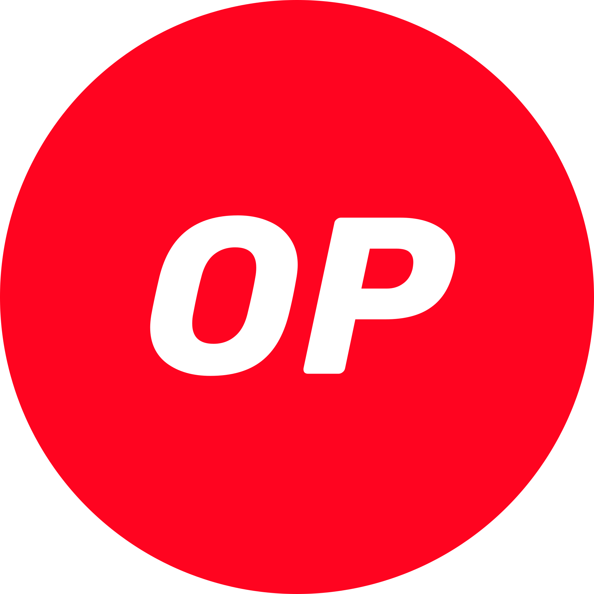 Optimism (OP) logo